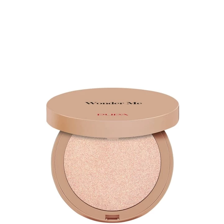 rose gold Wonder Me Glow Enlumineur Compact pour le Visage Zéro Effet Poudre - Pupa - Incenza