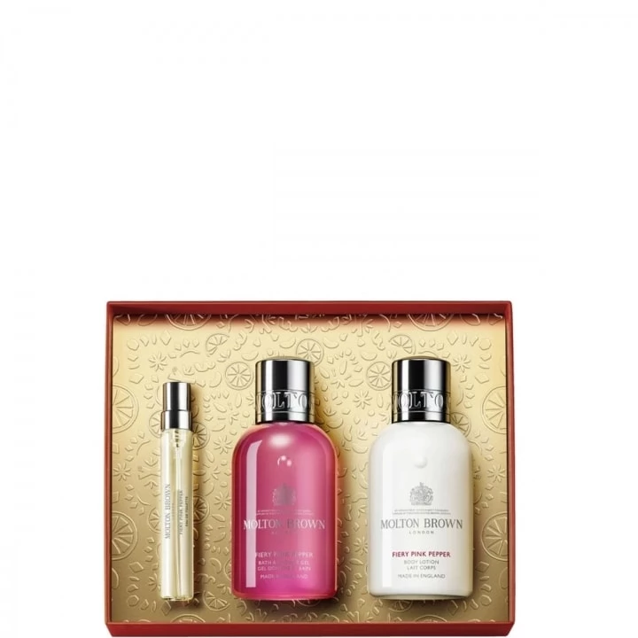 Fiery Pink Pepper Coffret Voyage Coffret Travel Collection - Molton Brown - Incenza