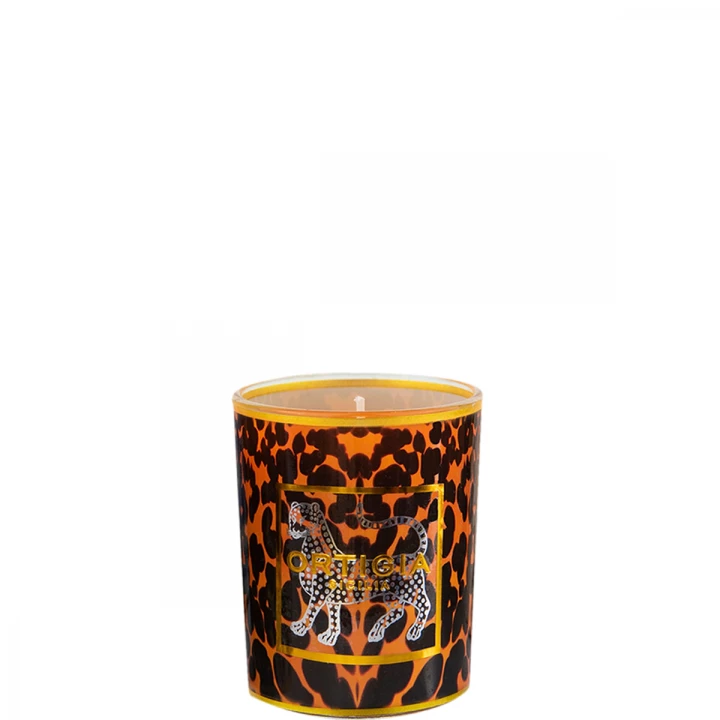 Ambra Nera Bougie Parfumée Décorée 150 g - Ortigia Sicilia - Incenza