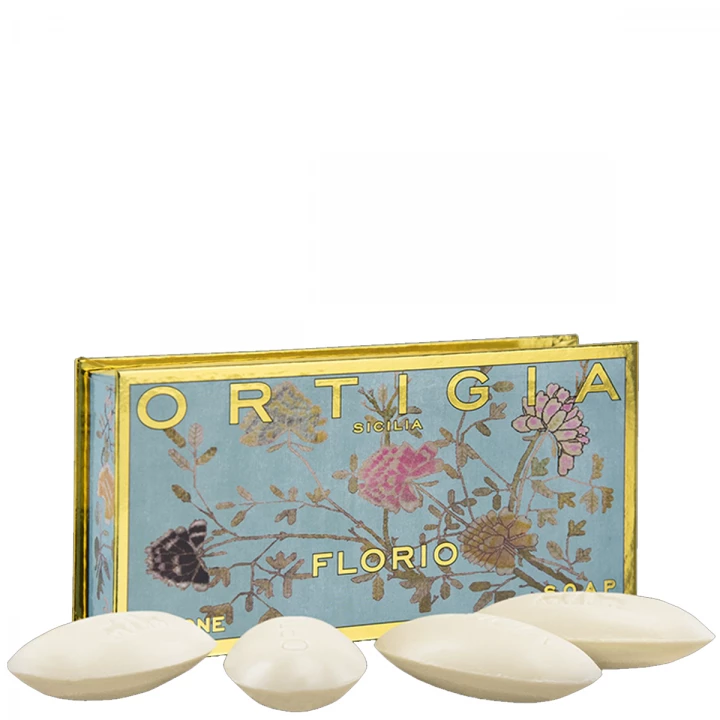 Florio Coffret de 4 Savons Parfumés - Ortigia Sicilia - Incenza