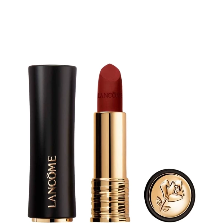 296 L'Absolu Rouge Drama Matte Rouge à Lèvres Mat Poudré - Tenue et Confort Longue Durée - LANCÔME - Incenza