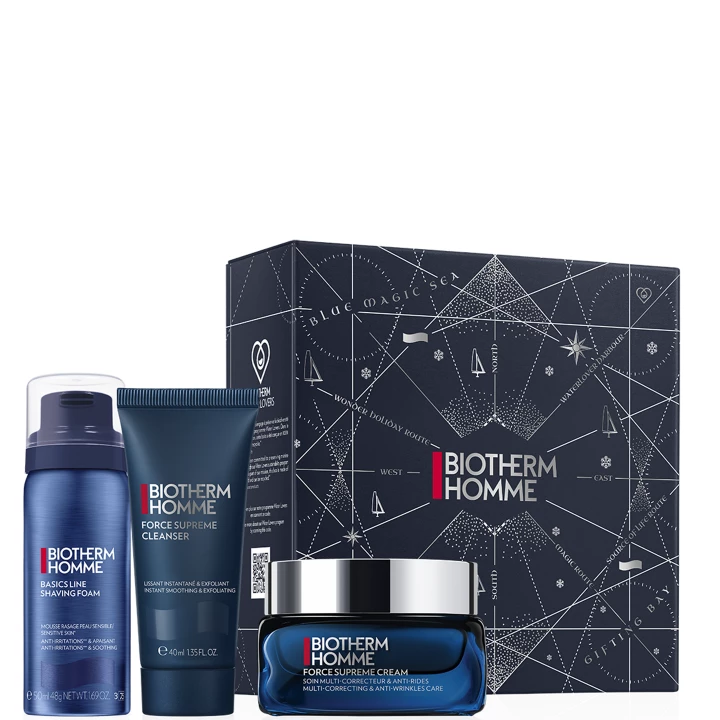 Force Supreme Coffret Soin Visage Homme Anti-Âge - Biotherm - Incenza