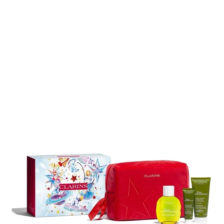 Coffret Rituel Eau Extraordinaire Coffret Noël - CLARINS - Incenza