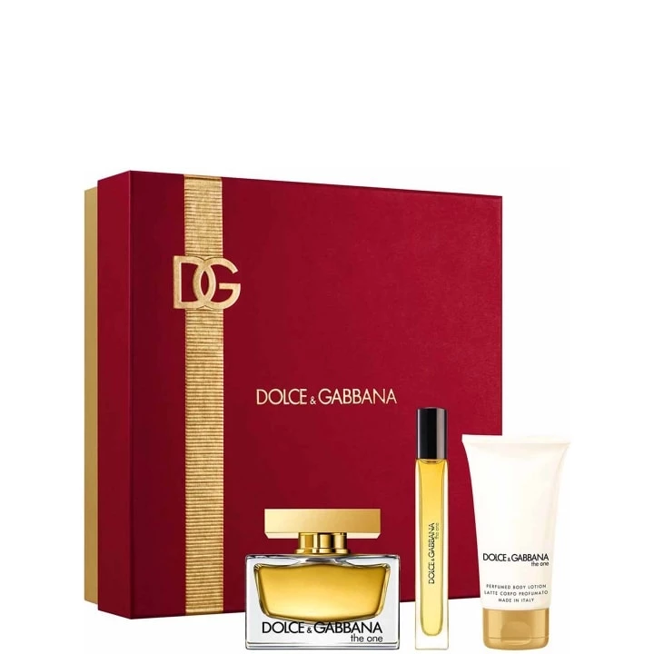 The One Coffret Eau de Parfum, Lait Corps et Vaporisateur de Sac - Dolce&Gabbana - Incenza