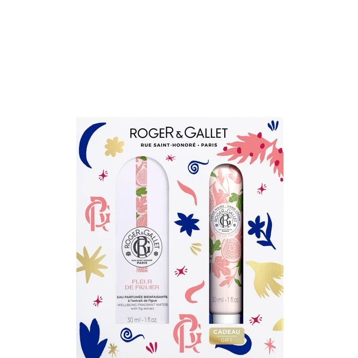 Fleur de Figuier Coffret Eau Parfumée Bienfaisante - Crème Mains Bienfaisante - Roger&Gallet - Incenza