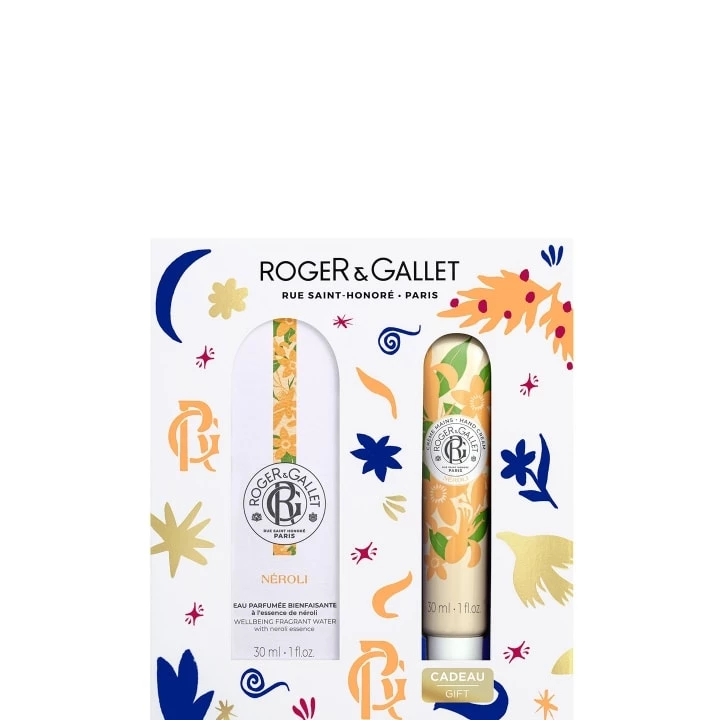 Néroli Coffret Eau Parfumée Bienfaisante - Crème Mains Bienfaisante - Roger&Gallet - Incenza