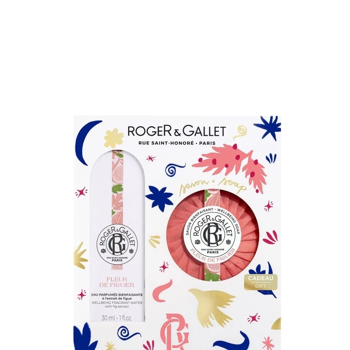 Fleur de Figuier Coffret Eau Parfumée Bienfaisante - Savon Parfumé - Roger&Gallet - Incenza