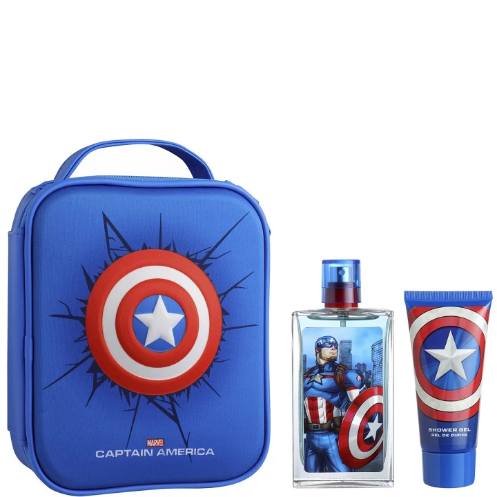 Marvel Captain America Coffret Eau de Toilette Enfant - Pour les enfants - Incenza