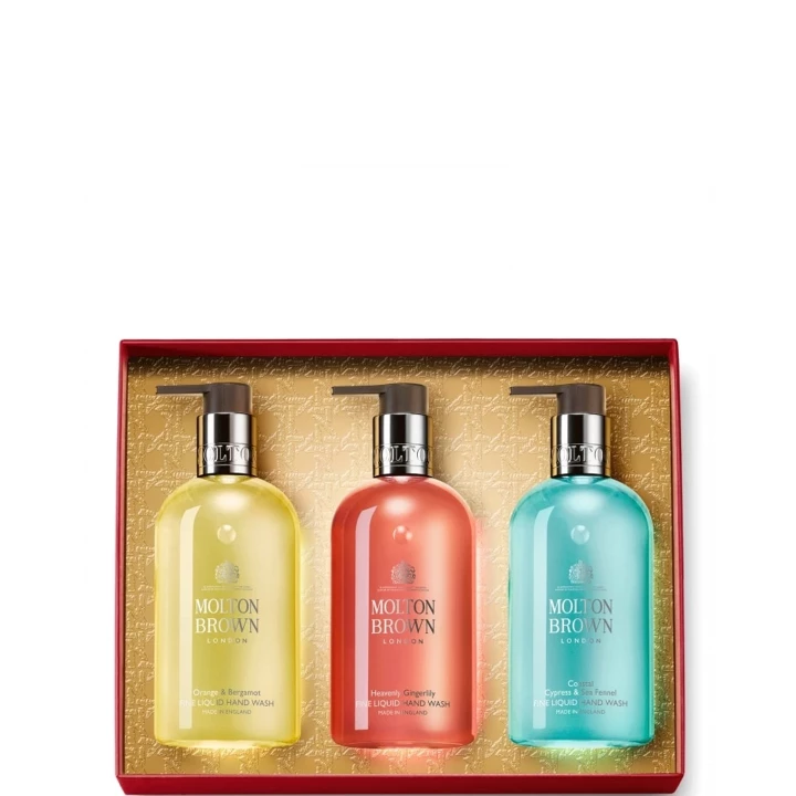 Floral & Marine Hand Care Collection Coffret  3 Gels Moussants pour les Mains - Molton Brown - Incenza