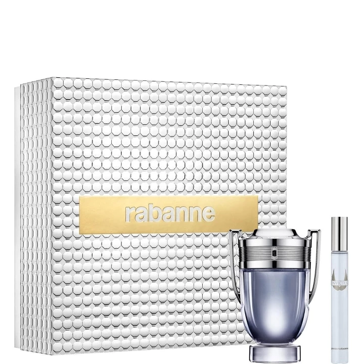 Invictus Coffret Eau de Toilette et Vaporisateur de Voyage - RABANNE - Incenza