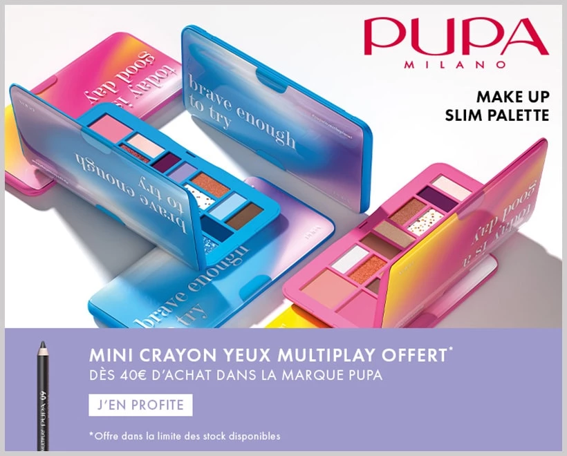 Offre Cadeau Maquillage PUPA - incenza