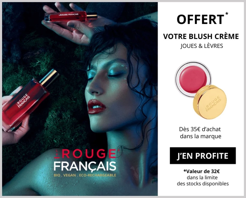 Offre Cadeau Maquillage LE ROUGE FRANCAIS - incenza