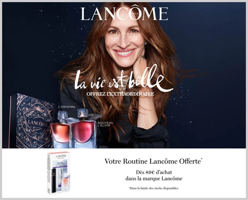 Offre Cadeau Parfum Femme LANCÔME - incenza