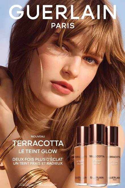 Terracotta Le Teint Glow Fond de Teint Eclat Naturel Longue Tenue Sans Transfert GUERLAIN - incenza