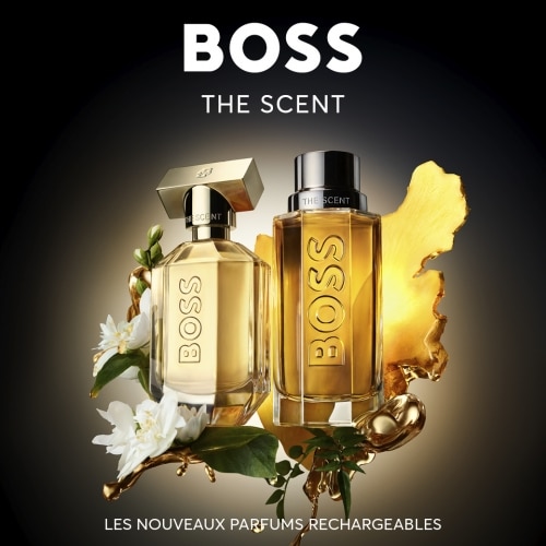 Boss The Scent HUGO BOSS : l'élégance en duo pour un impact inoubliable